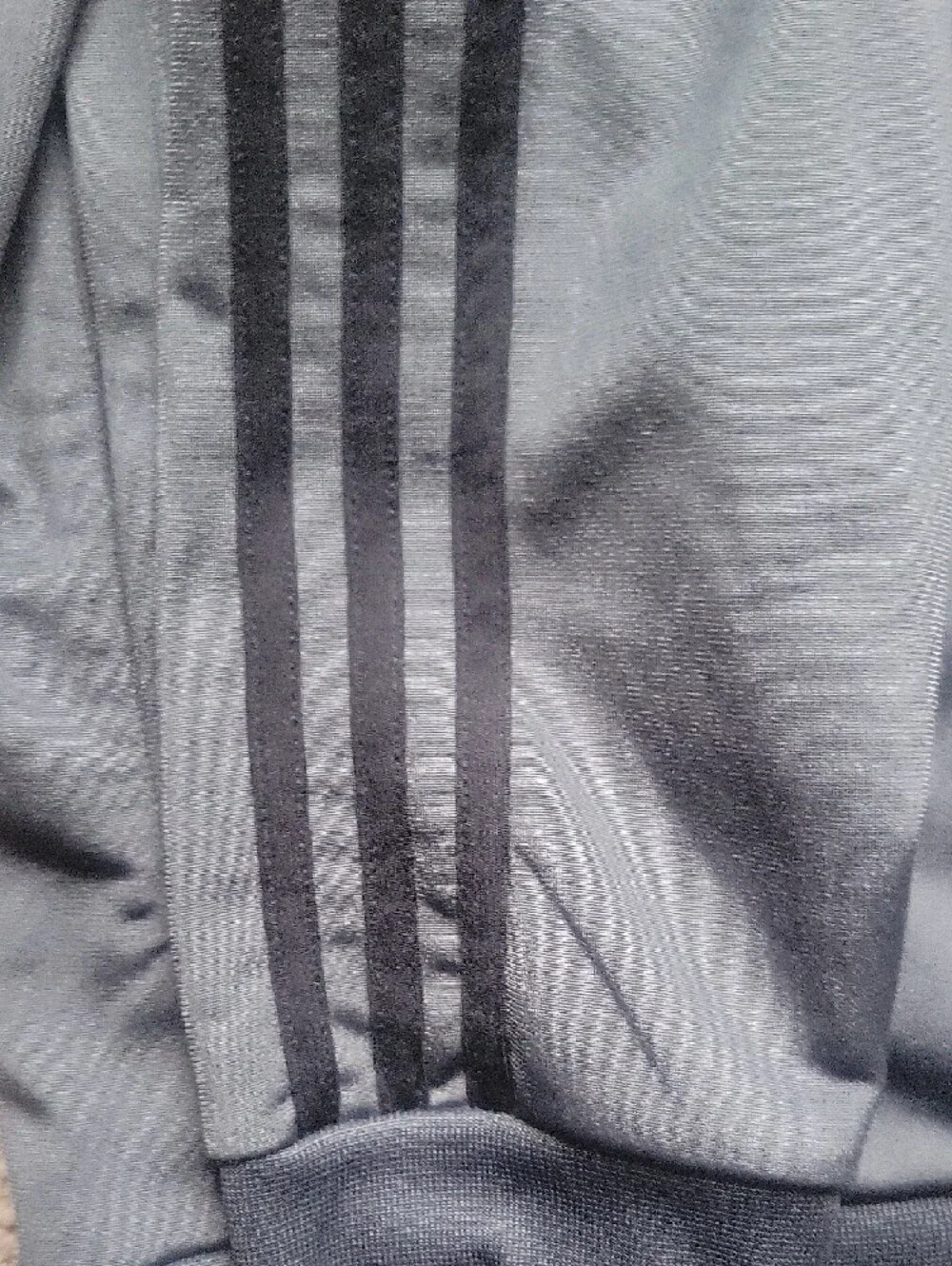 Adidas Gray Athletic Track Jacket & Pants Set Sz Xl